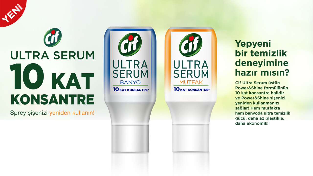 Cif Ultra Serum afiş
